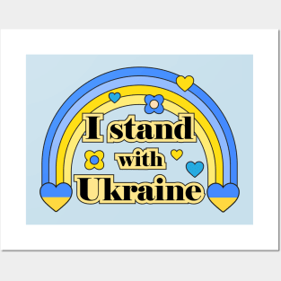 I stand with Ukraine Posters and Art